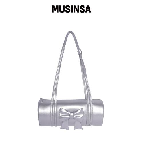 BOMNAL BOUTIQUE Ribbon包_银色韩国官网直邮进口MUSINSA