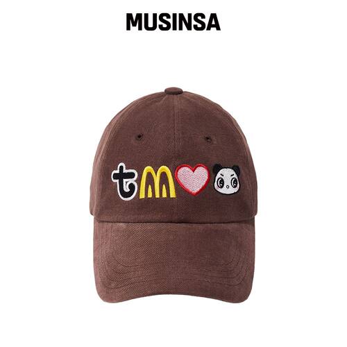 THEMUSEUMVISITOR TMV PANDA BALLCAP (棕色) MU韩国官网直邮进口