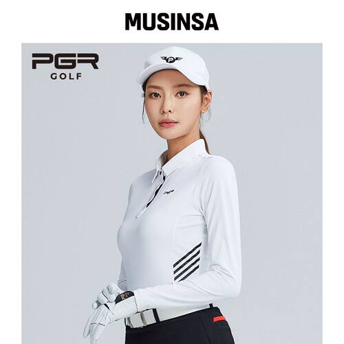 PGR 长袖相机T恤 WHITE GT-4237韩国官网直邮进口MUSINSA