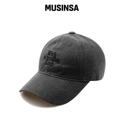 WICK 独家经典色素水洗帽-炭灰色 MUSINSA韩国直邮官方正品