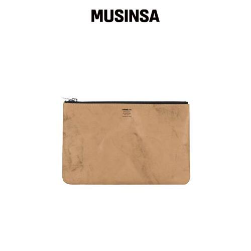 KANEITEI TIGER FLAT POUCH M (米色) / 再生材韩国官网直邮进口