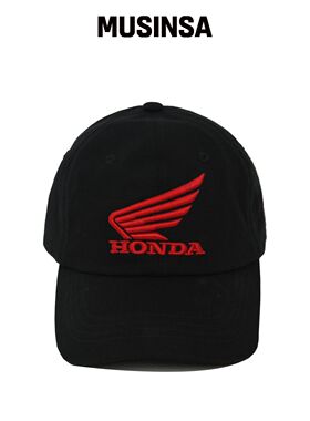 PHYPS MOTORCYCLE 本田翅膀标志基础款黑色帽子韩国官网直邮进口