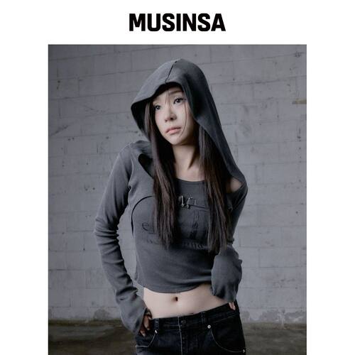 MUCENT BOLLE 金属标志短披肩 MUSINSA韩国直邮官方正品