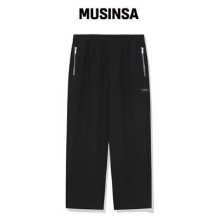 BEENTRILL 精华单褶卫裤（黑色） MUSINSA韩国官网直邮进口