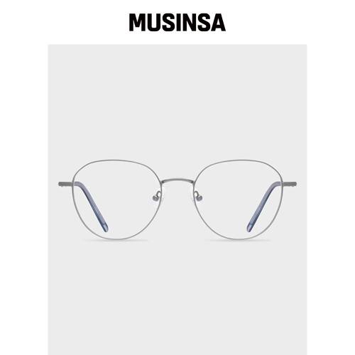 RECLOW RC ST E003 蓝光眼镜 SILVER MUSINSA韩国直邮官方正品