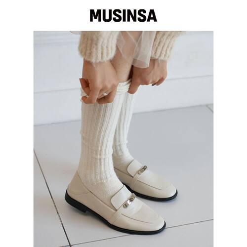 SPUR Alya 牛皮穆勒鞋 2cm -SA9032 (2色) MUSIN韩国官网直邮进口