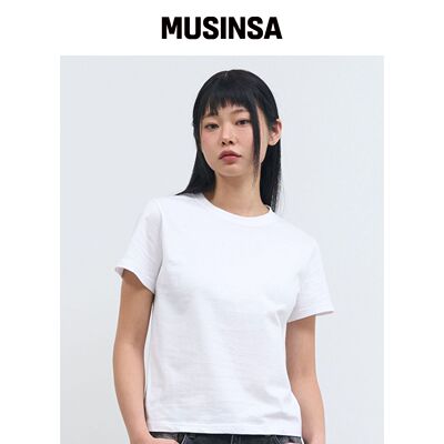 NOISE (女款) 基础款棉质短袖T恤 - 3种颜色韩国官网直邮进口
