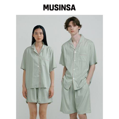 JO'S LOUNGE Pistachio短款情侣睡衣套装 MUSINS韩国官网直邮进口