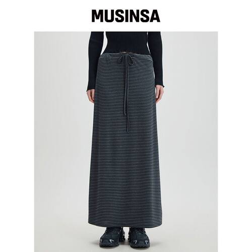 MIXXO 图案松紧长裙_MIWWMG41MS韩国官网直邮进口MUSINSA