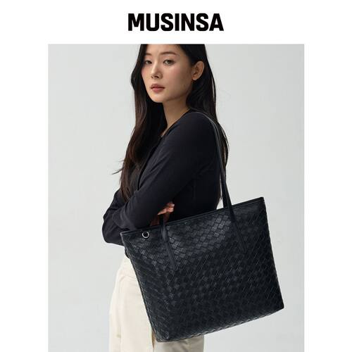 MONSAC MORIA 托特包 黑色 AP22-2679-BK韩国官网直邮进口MUSINSA