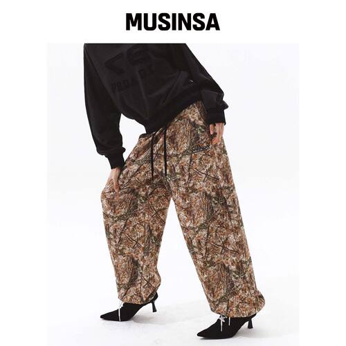 PRENDA REAL TREE 休闲裤 棕色 MUSINSA韩国官网直邮进口