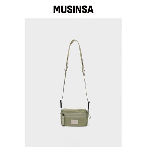 SALBOL SYMBOL NYLON SHAKOSH CROSS BAG [卡其]韩国官网直邮进口