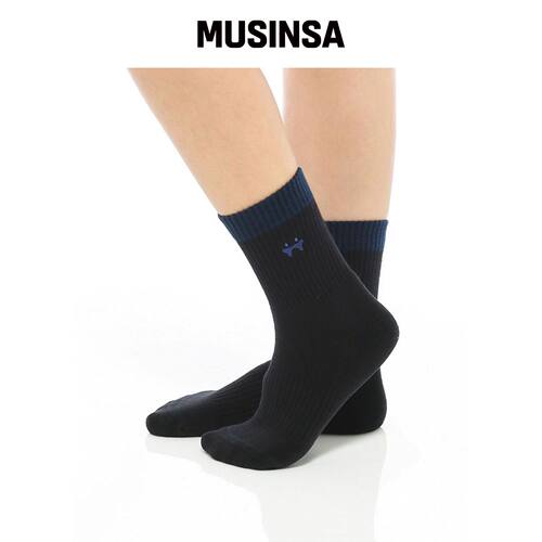 THUMBTOE 海军黑色运动缓冲无缝袜 MUSINSA韩国官网直邮进口