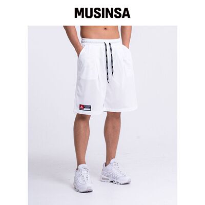 PHYSICAL GARMENTS P4044 网眼宽松短裤 [WHITE]韩国官网直邮进口