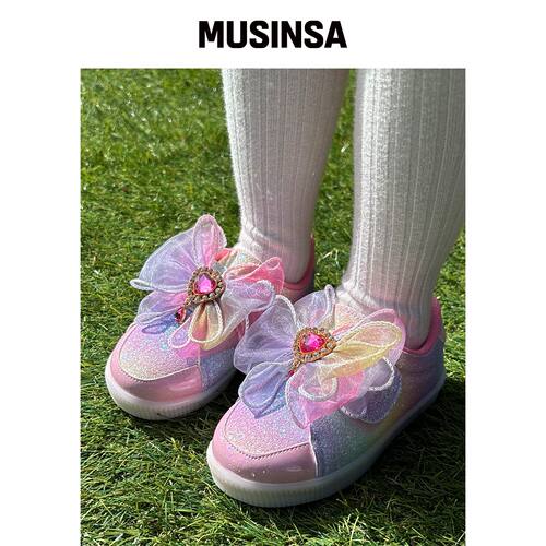 FROMBEBE 女童 RAINBOW LED 运动鞋 MUSINSA韩国官网直邮进口
