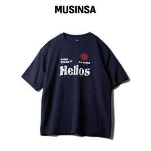 STAFFONLY HELIOS TEE (NAVY) MUSINSA韩国官网直邮进口