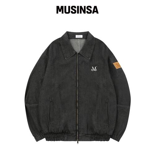 MUCENT LIT Cutting Denim Blouson Jacket (男)韩国官网直邮进口