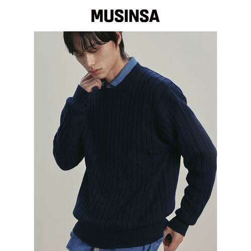 KNITTED [NIITED X FASHIONPLANET] Cable Round韩国官网直邮进口
