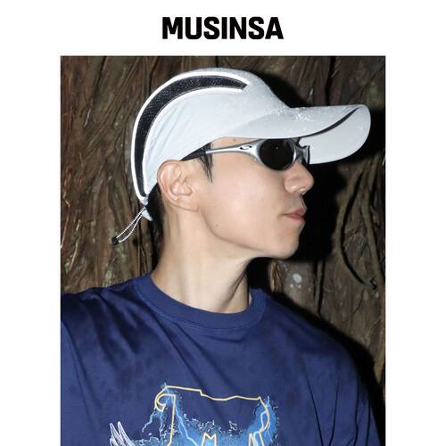 GLACK GCTAR002 7面板网眼帽（灰色） MUSINSA韩国官网直邮进口