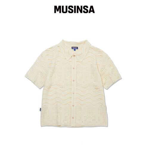 PENFIELD SOLTIDOG CROCHET 短袖衬衫 柠檬_FS2N韩国官网直邮进口