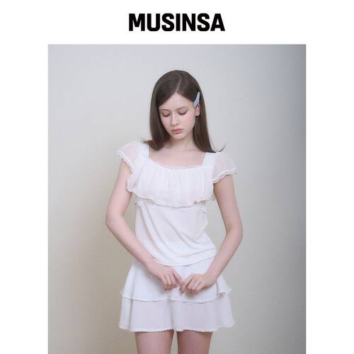 BELLIALEU PRINCESS 白色衬衫 MUSINSA韩国官网直邮进口