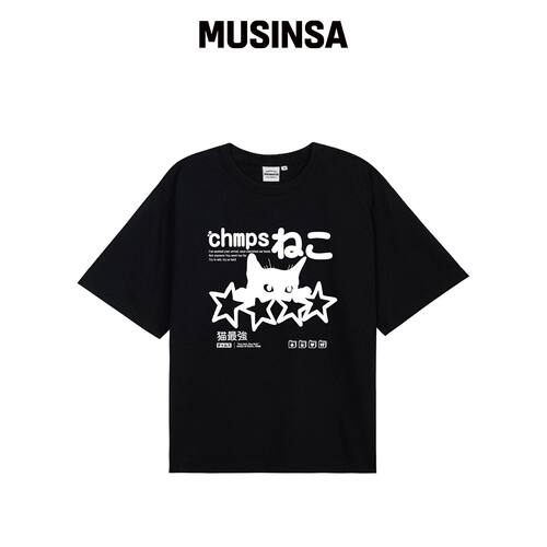 BORN CHAMPS [12 COLORS] CHMPS NEKO 宽松版型T韩国官网直邮进口