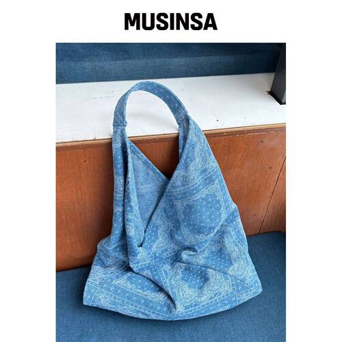 MAISONDEU MOR牛仔PAISLEE hobo包 MUSINSA韩国官网直邮进口