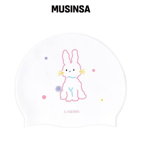 LASERIN 棉兔泳帽 白色 MUSINSA韩国官网直邮进口