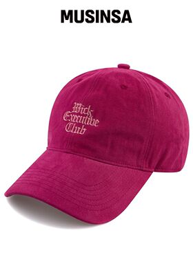 WICK 独家经典棉质桃色棒球帽-紫色 MUSINSA韩国直邮官方正品