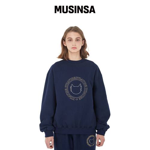 ITZAVIBE [ISS003-7] 圆圈闪光logo运动衬衫 -  韩国官网直邮进口