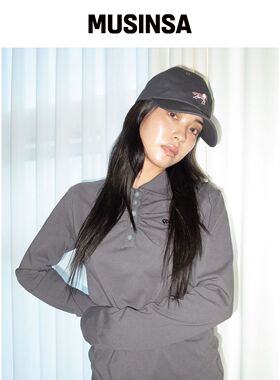 CHICKS 宁伊 X CHICKS INSTINCT 棒球帽 炭灰色 韩国官网直邮进口