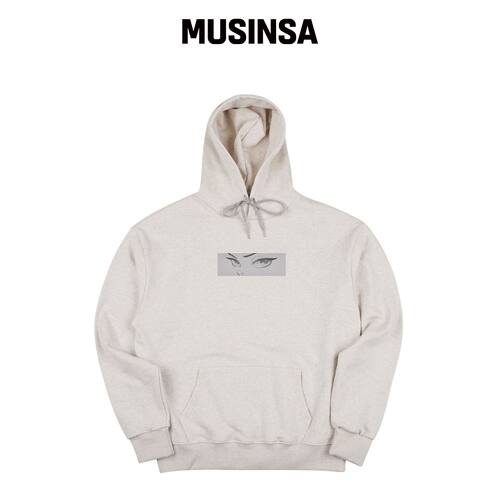 CREAM SODA LAB DIYS BOX LOGO 连帽卫衣 燕麦灰韩国官网直邮进口
