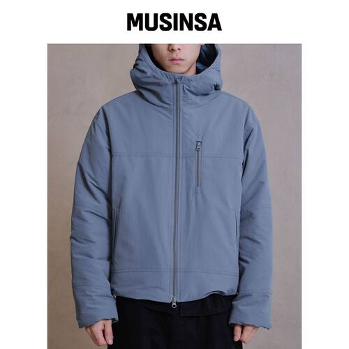 DIVEIN LOOSED LIGHT PADDED JACKET (BLUE) MUS韩国官网直邮进口