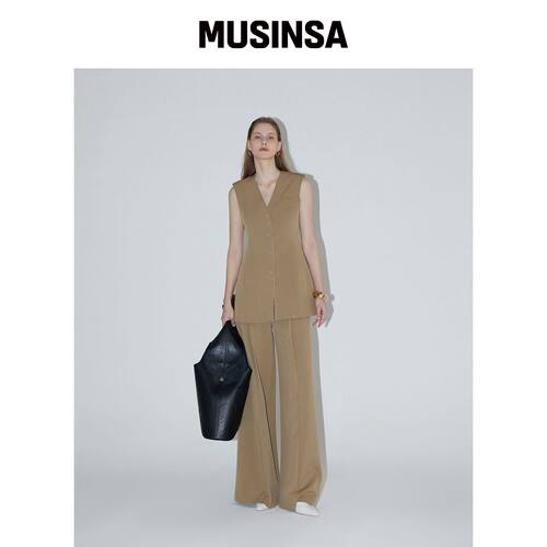 RENEJ AVA BEST 连衣裙 - 米色 MUSINSA韩国直邮官方正品