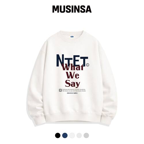 NTET what we say 汗衫 (5色) MUSINSA韩国官网直邮进口