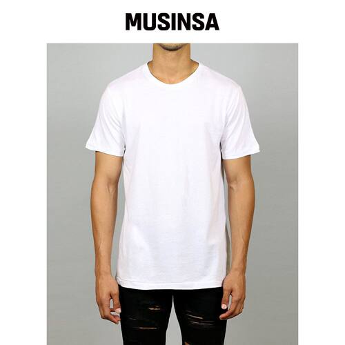HYPER DENIM WHITE 开衩 T恤韩国官网直邮进口MUSINSA