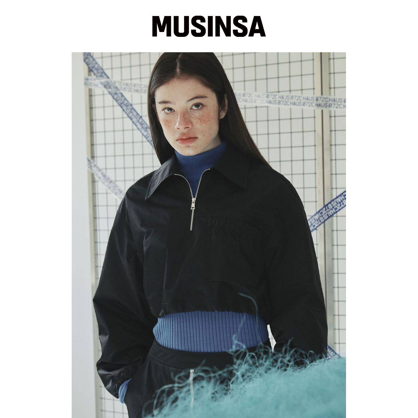 HAUS072C LUNA BL 黑色 MUSINSA韩国官网直邮进口