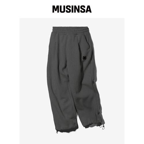 FANSHOW SYMBOL ONE TUCK STRING PANTS - 色素韩国官网直邮进口