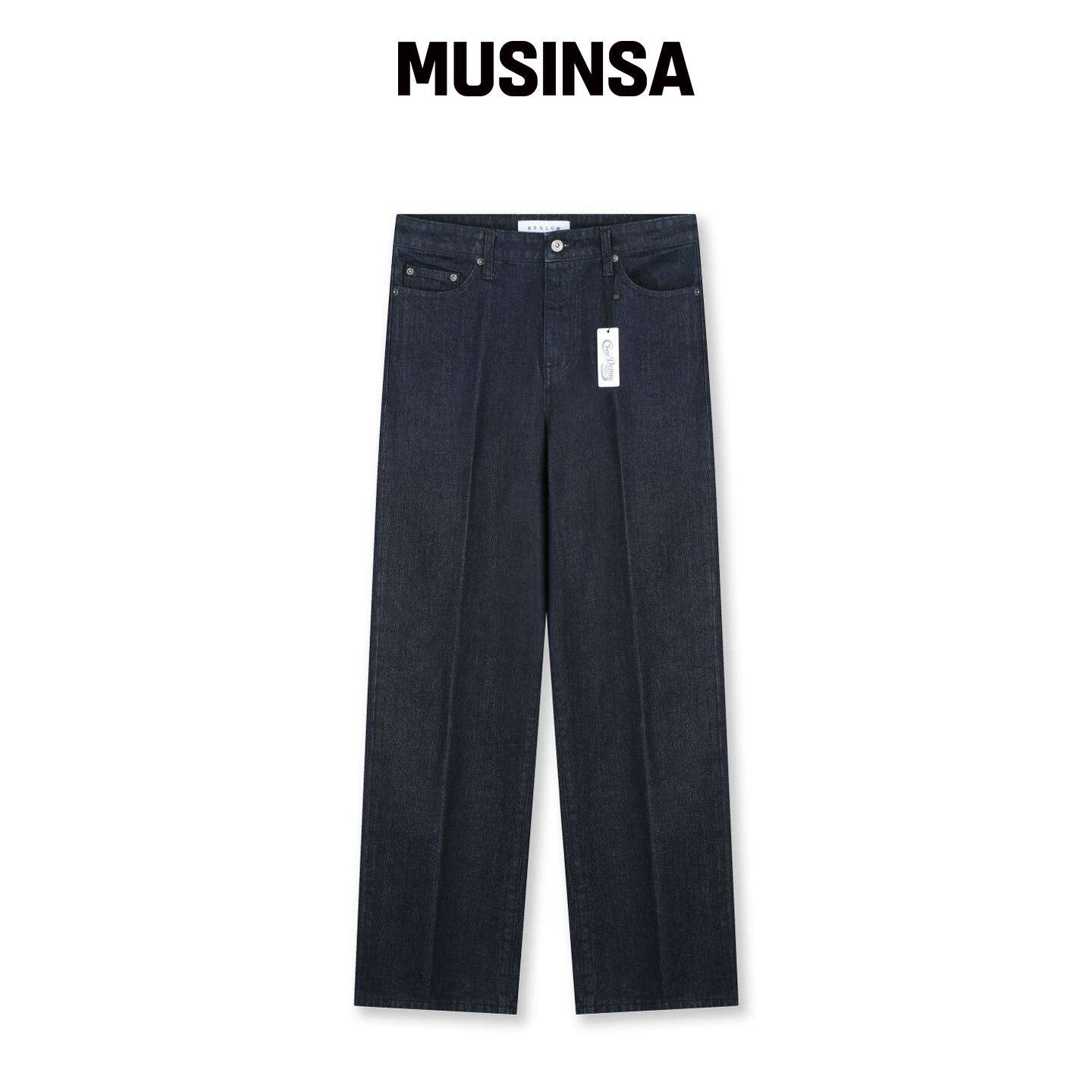 BESLOW CONE MILL 直筒牛仔裤 靛蓝色 MUSINSA韩国官网直邮进口