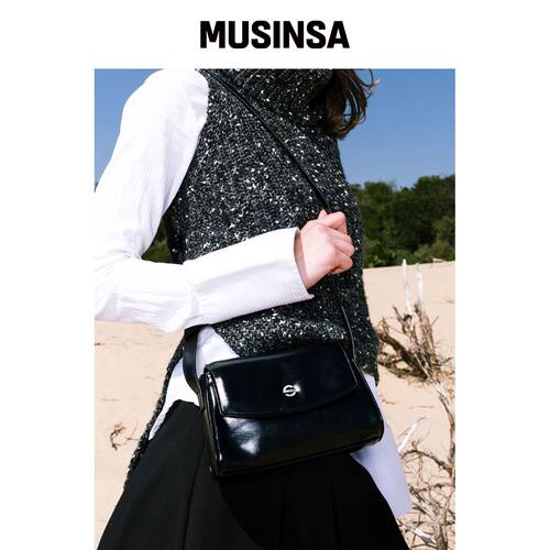 SEMICODE capture bag micro - glossy black韩国官网直邮进口