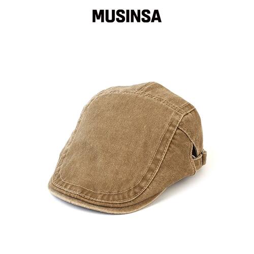 UNIVERSAL CHEMISTRY 柔软水洗米色猎帽 MUSINSA韩国直邮官方正品