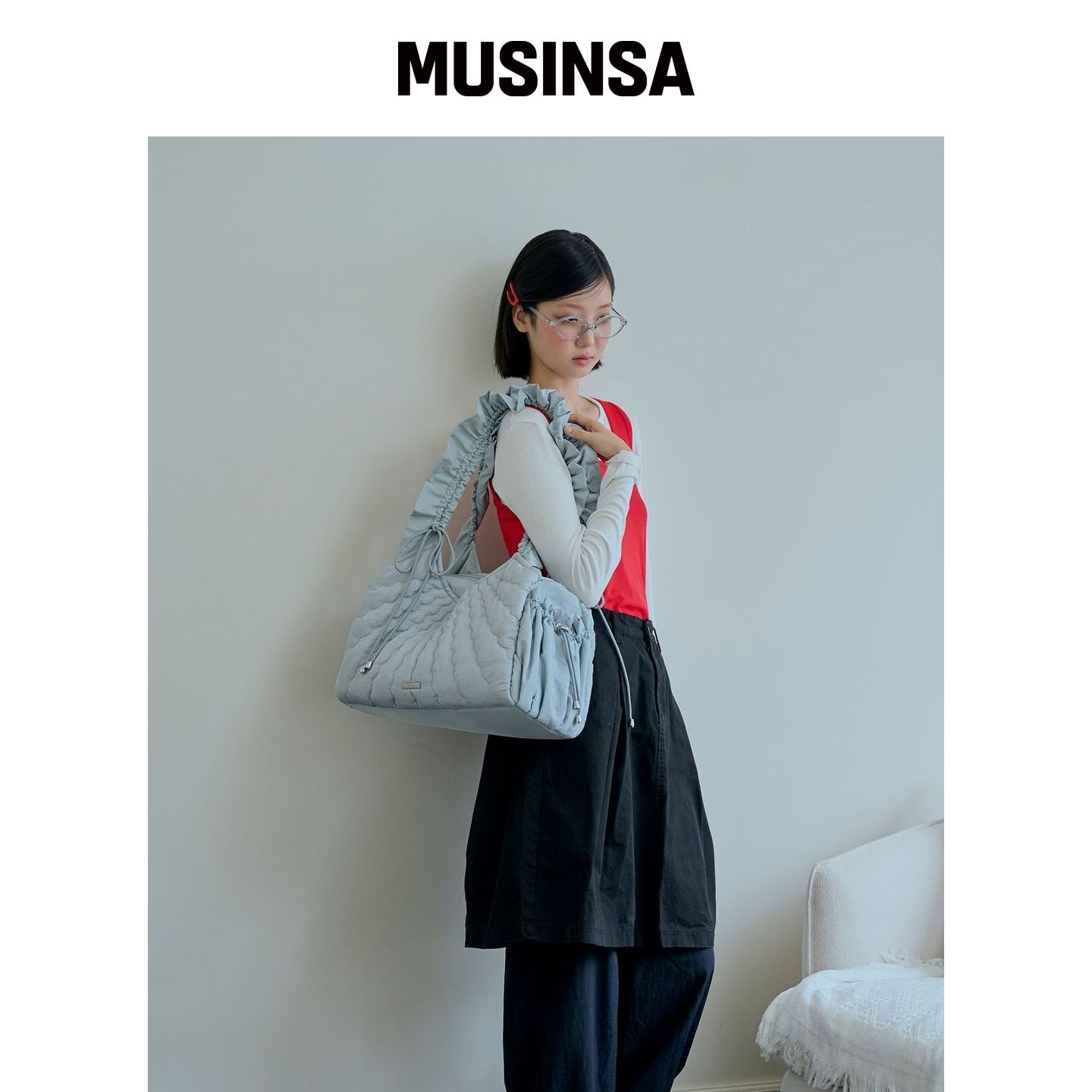 MYSHELL 婴儿披肩包_75116SH MUSINSA韩国官网直邮进口 - 实物图