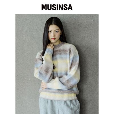 COMONINOZ 渐变套头毛衣 [黄色]韩国官网直邮进口MUSINSA