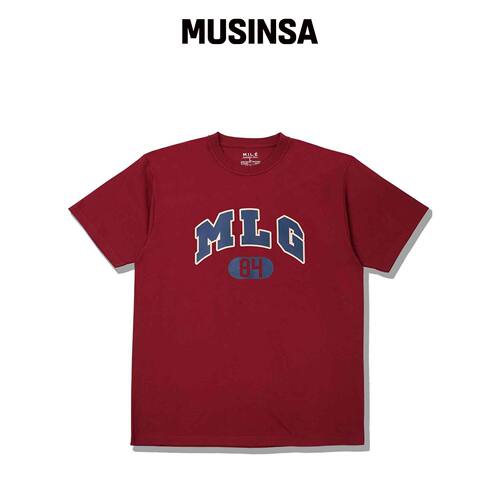 THEMILE [翻新]MLG 84 GARMENTS 圆领卫衣 [酒红韩国官网直邮进口