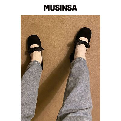LEVASE 例如) new emma pumps-black 2cm MUSINS韩国官网直邮进口
