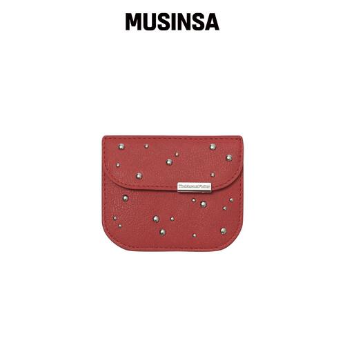 THEMUSEUMVISITOR COSMIC STUDS 翻盖卡包（红色韩国官网直邮进口