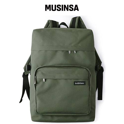 BUBILIAN GEO CUBE BACKPACK_Khaki韩国官网直邮进口
