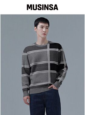 CHASECULT 男款格纹毛衣-CFRK5214D0L韩国官网直邮进口