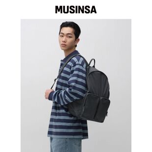 MUSINSA STANDARD 克林克双口袋背包 [灰色]韩国官网直邮进口