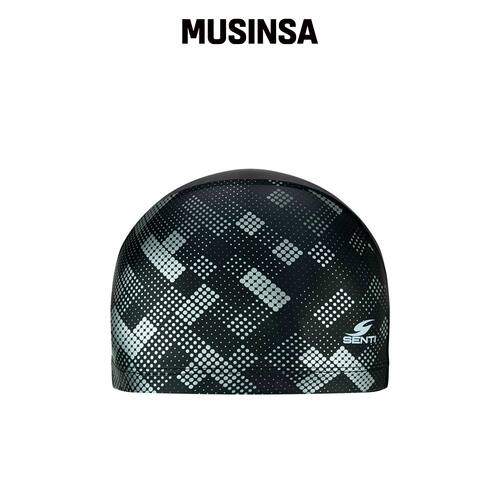 SENTI [SC-2305] 点块BK涂层泳帽 MUSINSA韩国官网直邮进口